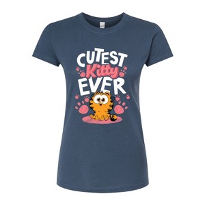Women's - Garfield - Cutest Kitty Ever Fitted Graphic T-Shirt - 1 of 3