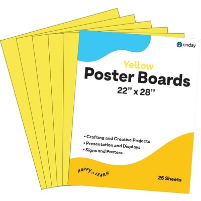 Poster Board Lightweight Craft Backing Boards for Presentations Office Sign Blank Painting Board Smooth Surface Poster Sheets for School