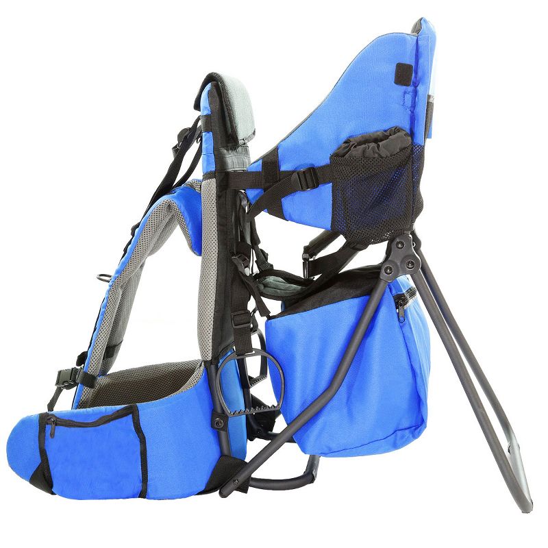 ClevrPlus CC Hiking Child Carrier Baby Backpack Camping for Toddler Kid, Blue, 4 of 7