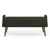 NicBex Storage Bench Looped Yarn Accent Stools with Irregular Geometric Armrests and Rubber Wooden Legs for Bedroom, Entryway - 2 of 4