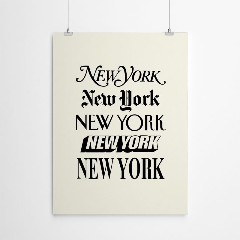 Americanflat Minimalist New York By Motivated Type Poster, 4 of 7