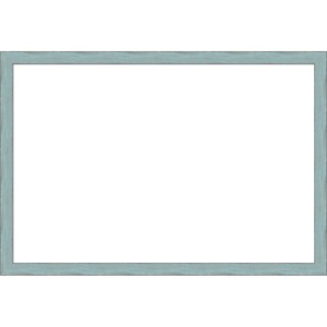 Amanti Art 26"x38" Sky Blue Rustic Framed Magnetic Dry Erase Board - 1 of 4