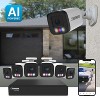 Defender AI POWERED Sentinel 4K Ultra HD Wired 8 Channel PoE NVR Security System, 1TB HDD & 6 Metal Cameras - 2 of 4