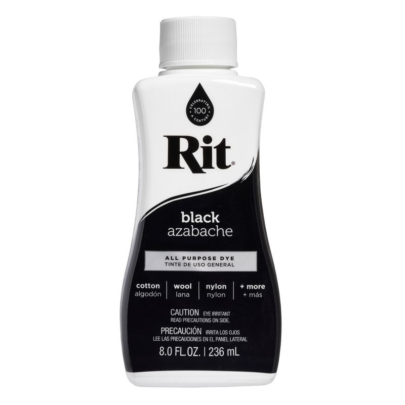 Rit 8oz All Purpose Dye - Black, 1 of 12