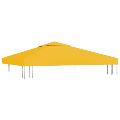 vidaXL 2-Tier Gazebo Top Cover 1 oz/ftÂ² 9.8'x9.8' Yellow