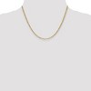 Black Bow Jewelry 2.5mm 14k Yellow Gold Hollow Figaro Chain Necklace - 2 of 4