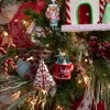 Northlight 4.25" Christmas Trees and Snowman in a Cup Glass Ornament - image 3 of 4