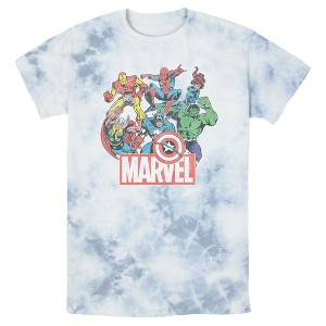 Men's Marvel Classic Hero Collage T-Shirt - 1 of 4