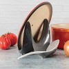 Hutzler Pot Lid Stand & Spoon Rest, Keeps Your Kitchen Countertop Clean - Holds 2 Pot Lids or 1 Pot Lid and Utensil - 2 of 4