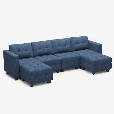 Belffin Modular Weave Sofa with Storage Seat (6 Seats + 6 Sides)