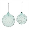Hobnail Glass Ball Ornament (Set of 12) - 2 of 4