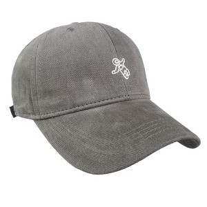 Anna-Kaci Women's Embroidered Baseball Cap Low Bun Snowflake Fleece Velvet Mesh Trucker Hat - 1 of 4