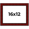 PosterPalooza | Weathered Red Picture Frame - UV Acrylic, Backing Board, Hanging Hardware Included - 2 of 4