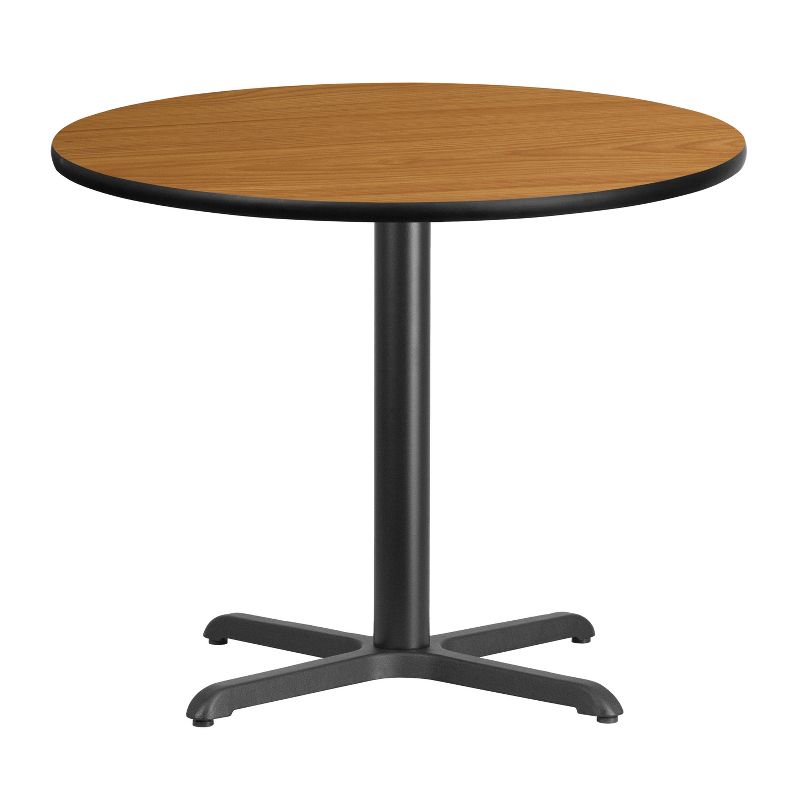 Flash Furniture 36'' Round Laminate Table Top with 30'' x 30'' Table Height Base, 1 of 5