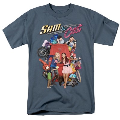 Sam  Cat Show Poster Adult T-Shirt Slate