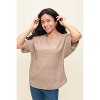 WEST K Women's Cora Dolman Sleeve Crochet-Inspired Blouse - 2 of 4