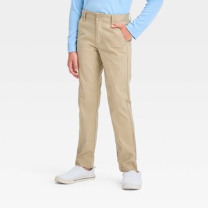 Boys' Skinny Fit Uniform Pants - Cat & Jack™ - 1 of 3