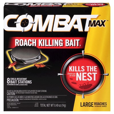 Combat Source Kill Max Large Cockroach Bait Stations - 8 ct