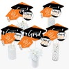 Big Dot of Happiness Orange 2025 Graduation Party Centerpiece Sticks - Table Toppers - Set of 15 - 2 of 4