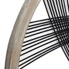 Wood Geometric Woven Wall Decor Black - The Novogratz: Contemporary Art, Vertical Carving, Indoor Use - 3 of 4