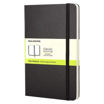 Black Paper Notebook: Plain Ruled Journal with Softcover for Work, School  and