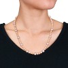 EVERLY JEWELRY | Sterling Silver Cultured Freshwater Pearl Necklace, 18 inch- Multiple Pearl Color Options - 4 of 4