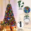 Yaheetech 4.5Ft/6Ft/7.5Ft/9Ft Pre-lit Spruce Artificial Christmas Tree with LED Lights - 4 of 4