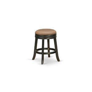 East West Furniture,Stool Brown Roast - 1 of 3