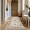 ABYNOW 8x10 Machine Washable Area Rug – Modern Abstract Soft Low-Pile Carpet with Non-Slip Backing for Living Room & Bedroom - 2 of 4