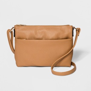 Value Flat Crossbody Bag - A New Day Brown, Women