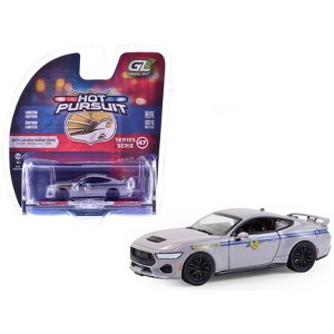 2023 Ford Mustang GT "South Carolina Highway Patrol" Gray with Blue Stripes 1/64 Diecast Model Car by Greenlight - 1 of 4