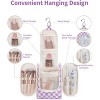 Narwey Small Checked Hanging Travel Toiletry Bag - 2 of 3