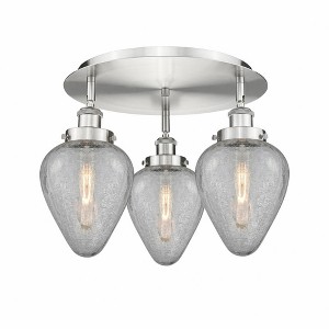 Geneseo - 3 Light Flush Mount In Industrial Style-9.5 Inches Tall and 17.75 Inches Wide - 1 of 1