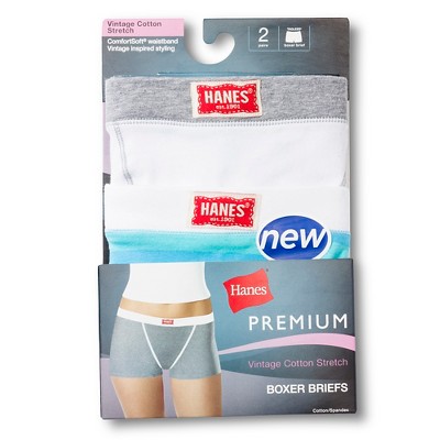 hanes boyfriend cotton stretch