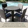 Honeycomb Outdoor Premium Dining Seat Cushion  (2-Pack) - 3 of 4