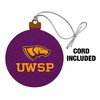 University of Wisconsin-Stevens Point Primary Logo Wood Christmas Tree Holiday Ornament - 2 of 4