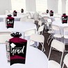 Big Dot of Happiness Maroon Graduation Table Decorations - Party Fold and Flare Centerpieces - 10 Count - 2 of 4