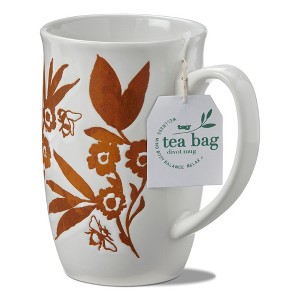 tagltd Bee Divot Tea Mug Stoneware Dishwasher Safe 16 oz. - 1 of 3