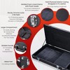 Yescom Electric Bass Guitar Hard Case Wooden Hard Shell Carrying Case Lockable with Key Square Black - 3 of 4