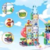 PICASSO-TILES 650 PC Marble Run Track with Storage Bin Set Building Block & Magnetic Tiles, Building STEM Toy for Kids 3+ - 4 of 4