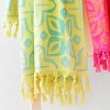 40"x70" Beauty Beach Towel Blue/Sunshine - Rochelle Porter: Cotton-Polyester Blend, Lightweight, Jacquard Terry - 4 of 4