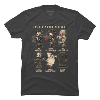 Men's Design By Humans Cool Afterlife By LetterQ T-Shirt