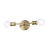 Livex Lighting Lansdale 2 - Light Vanity in  Antique Brass - 2 of 4