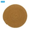 Unique Bargains Heat-resistant Cotton Bohemian Style Double-sided Mat 8 Inch 5 Pcs - 3 of 3