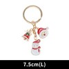 Unique Bargains Christmas Keychain Double Ring Zinc Alloy Multicolored 1 Pc - 2 of 3