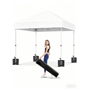 COZONY Pop Up Beach Canopy, Instant Setup Outdoor Sun Shade with Adjustable Height & Carrying Bag - 1 of 4