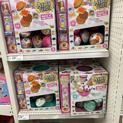 Mga's Miniverse Make It Mini Food Series 2 Dinner Mini Collectibles 3pk :  Target