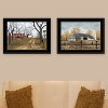 "Country Roads Collection" 2-Piece Vignette By Billy Jacobs, Black Frame - 4 of 4