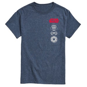 Men's - Star Wars - Darth Vader Icons Short Sleeve Graphic T-Shirt - 1 of 4