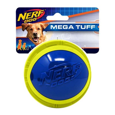 Nerf 2.7 Translucent Tpr 3-part Spike Led And Squeak Ball Dog Toy